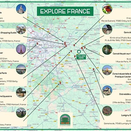 La Donaclaudre - Hebergement De Groupe En Pleine Nature, Ideal Pour Tous Vos Sejours ! 63 Couchages - 2 Grandes Salles - Salle De Jeux - Cuisine Professionnelle - Accessible Facilement - Localisation Attractive -Proche Paris & Disney Saint-Augustin  Kültér fotó